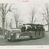 Buses - Greyhound Lines - Tractor Trains - Grover Whalen driving
