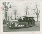 Buses - Greyhound Lines - Tractor Trains - Grover Whalen driving