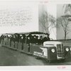 Buses - Greyhound Lines - Tractor Trains - Exposition staff on train