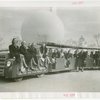 Buses - Greyhound Lines - Tractor Trains - Exposition staff on train