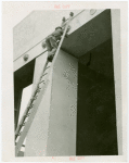 Business Systems and Insurance Building - Worker on ladder