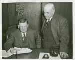 Chicago Mayor (Edward J. Kelly) and Harvey Gibson