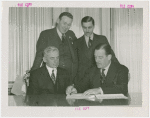 Cherry-Burell Corp. and Grover Whalen signing contract