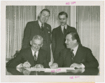 Cherry-Burell Corp. and Grover Whalen signing contract