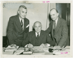 California Participation - Frank Merriam (Governor), Assemblyman Levy and George Jackson Byrnes
