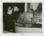 Canada Participation - Cardinal Rodrigue Villeneuve with Quebec City model