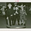 Canada Participation - Cardinal Rodrigue Villeneuve and men in cart