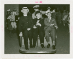 Canada Participation - Cardinal Rodrigue Villeneuve and men in cart