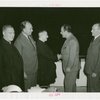 Canada Participation - Cardinal Rodrigue Villeneuve shaking Grover Whalen's hand