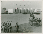 Ceremonies - Parade of troops from Camp George Washington