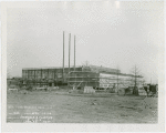 Chemicals and Plastics Building - Construction, looking east