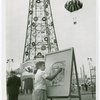 Children - Art Classes - Girl paints Parachute Jump