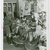 Children - Crippled Children's Outing - Boy Scout hands out milk