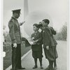 Children - School Visits - Looking at book with attendant