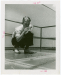 Children - School Visits - Boy playing marbles