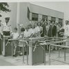 Children - School Visits - In line at turrnstile