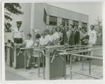 Children - School Visits - In line at turrnstile