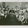 Children's World - Grover Whalen autographs copies of book