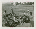 China Participation - Members of Chinese American Theater Group applying make-up
