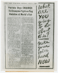 China Participation - Enquirer newspaper clipping