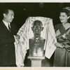 China Participation - Chinese Consul General and Miss Florida unveil bust of Lue Gin Gong