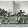 China Participation - Entertainers - Man and woman practicing karate