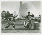 China Participation - Entertainers - Man and woman practicing karate