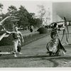 China Participation - Entertainers - Man and woman dancing with ribbons