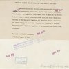 Christian Science - Grover Whalen signing contract with Christian Scientists executive committee chairman
