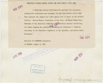 Christian Science - Grover Whalen signing contract with Christian Scientists executive committee chairman