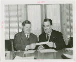 Chrysler Corp. - K.T. Keller and Grover Whalen signing contract