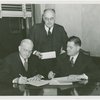 Chrysler Corp. - Harvey Gibson and K.T. Keller signing contract