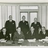 Chrysler Corp. - Officials at contract signing with Grover Whalen
