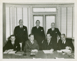 Chrysler Corp. - Officials at contract signing with Grover Whalen