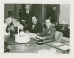 Colombia Participation - William Stanley, Grover Whalen and Rafael Navia signing contract