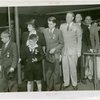 Connecticut Day - Raymond Baldwin with family and officials entering Fair