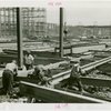 Construction - Workers laying foundation