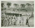 Construction - Ceremonies and Events - Soldiers and boy scouts at Theme Center groundbreaking