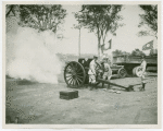 Construction - Ceremonies and Events - Cannon firing at Theme Center groundbreaking
