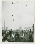 Construction - Ceremonies and Events - Balloons released while children run at Theme Center groundbreaking