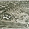Construction - Aerial view of site with Administration Building