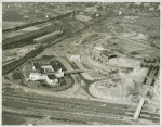 Construction - Aerial view of site with Administration Building