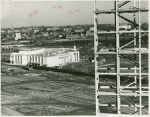 Construction - Aerial view with frame in foreground