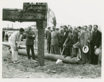 Construction - Pile driving ceremony at Standard Brands site