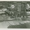Construction - Aerial view with worikers