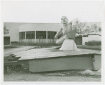 Consumers Building - Sculpture entitled Crest (Brenda Putnam) and front of building