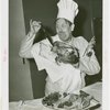 Contests - Lew Lehr carving turkey at Ham and Turkey Carving contest