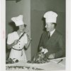 Contests - Sir Hubert Wilkins and Shelia Barrett at Ham and Turkey Carving contest