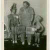 Contests - Uncle Don with winners of his radio club contest