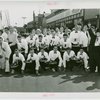Contests - Waiters with trays of beer in contest